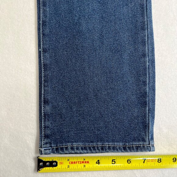 True Religion Men's Geno Relaxed SN Flap Slim Fit Blue Denim Jeans 33x32 NWT - Picture 11 of 12
